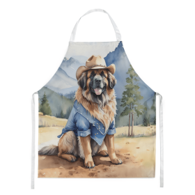 Leonberger Cowboy Welcome Apron