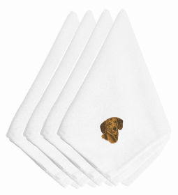 Dog Breed/Embroidered Napkins (Color: Dachshund, size: 20 x 20)