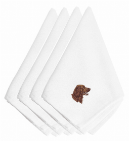 Dog Breed/Embroidered Napkins (Color: Irish Setter, size: 20 x 20)